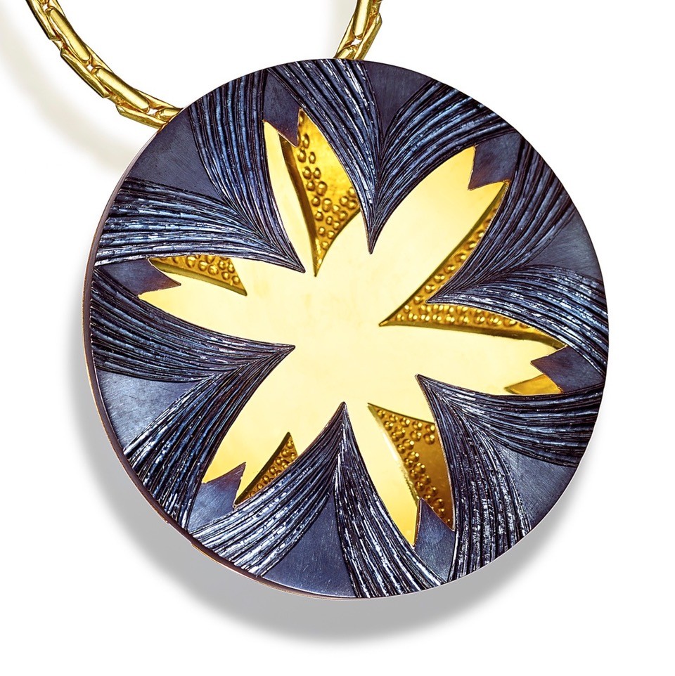 Gothic Flower Pendant